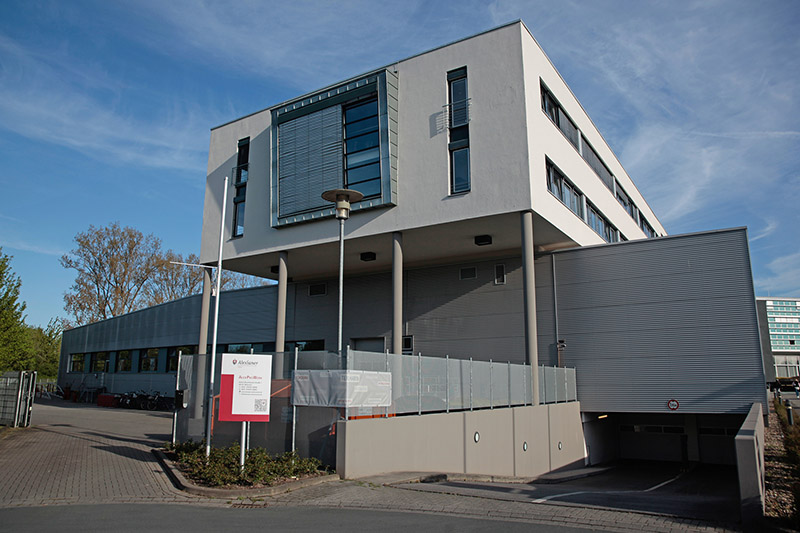 Außenansicht des Workspace im Gebäude des Alexianer ProWerk